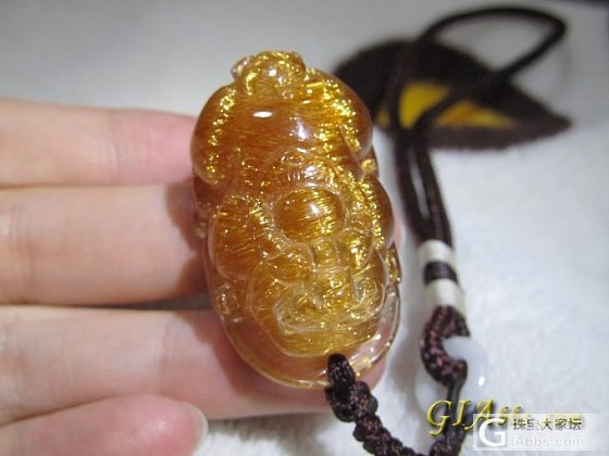 送老公的天然金铜发顺发貔貅~！超级喜欢~！_珠串