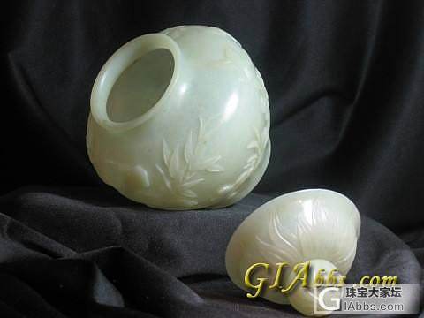 Po一件近代和田山料白玉-薄胎將軍罐_和田玉