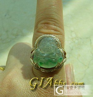 转高冰小佛吊咀_翡翠和田玉
