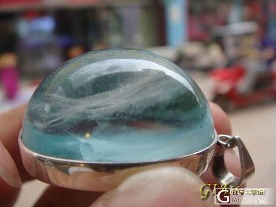 海浪形态120克拉海蓝素面_刻面宝石海蓝宝