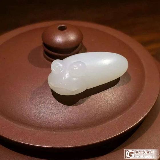 脂白和田籽料白玉金蟾_白玉