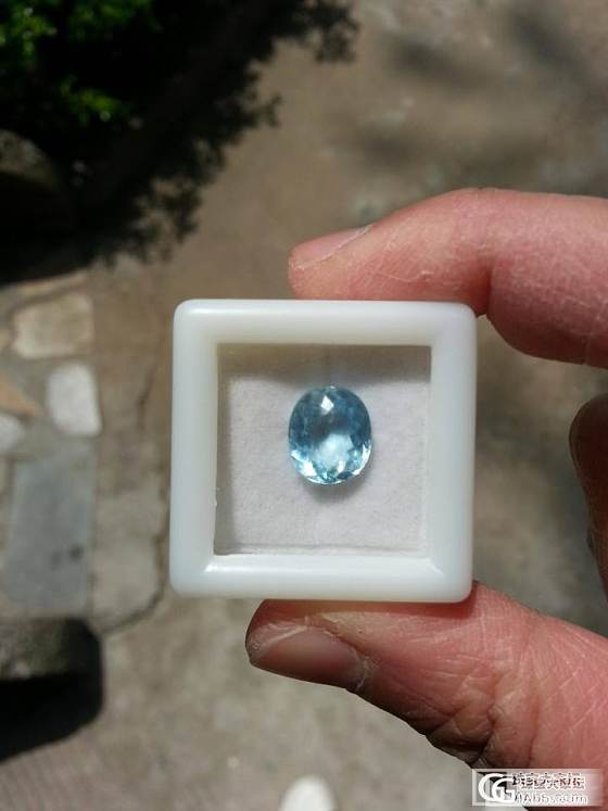 这是不是海蓝宝阿_刻面宝石海蓝宝