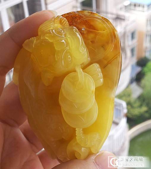 刚收到的中秋节礼物_蜜蜡