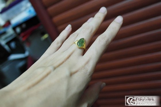 新欢清爽秋叶_戒指金