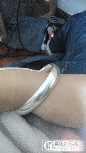 最近好流行光面，跟风秀个翡翠()_手镯银