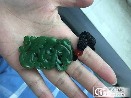 试试新论坛还图 随手拍的 北家打抢碧玉龙牌_品尚翡翠