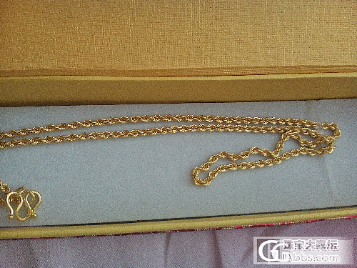 扭绳项链_项链金
