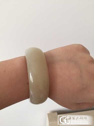 新入一枚糖镯，与众姐妹分享_手镯糖玉