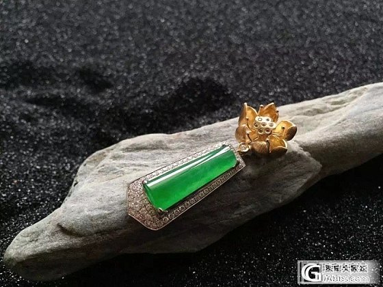 年底就是各种买，晒晒新做出来的小绿冰棍儿_吊坠翡翠