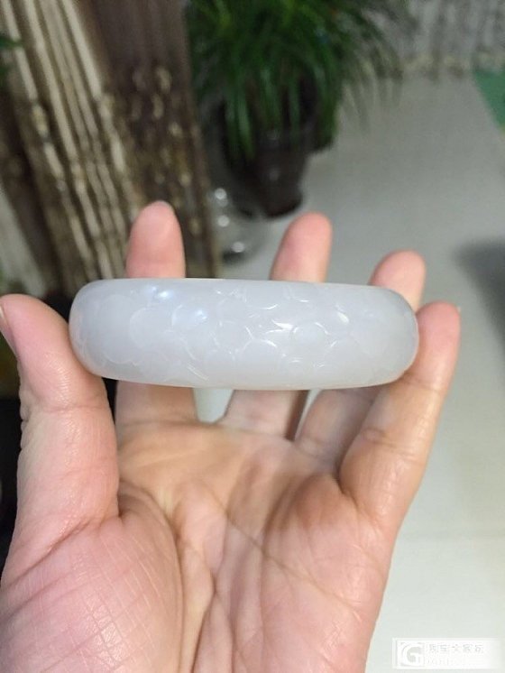 转青梅家牡丹镯_玉石
