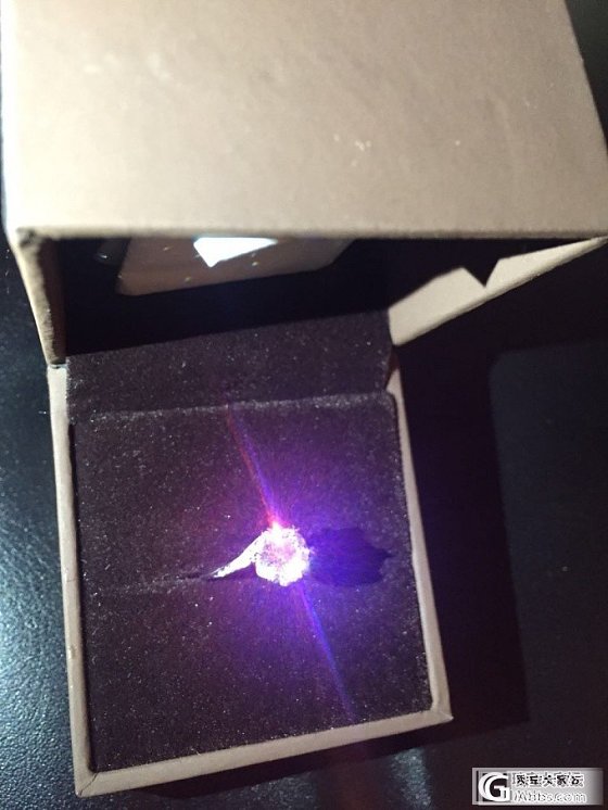 爆闪！10周年结婚礼物(1.1CT G VS1)，在这里谢谢小春！_钻石