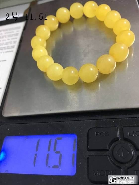 新加10-12满蜜鸡油黄手串125一克，波海净水手排40一克_珠宝