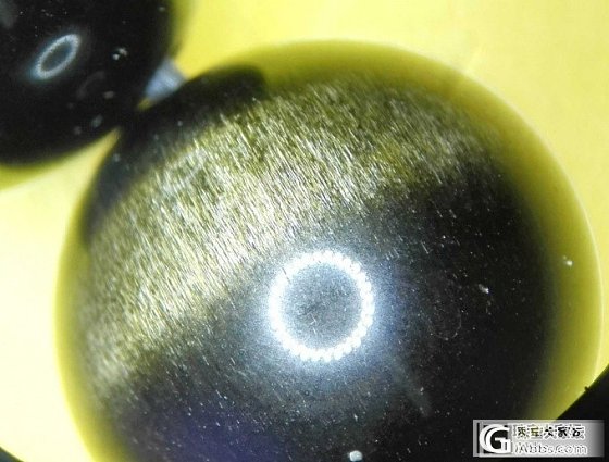 新买了一串金曜石，求帮忙鉴定！谢谢！_珠串黑曜石