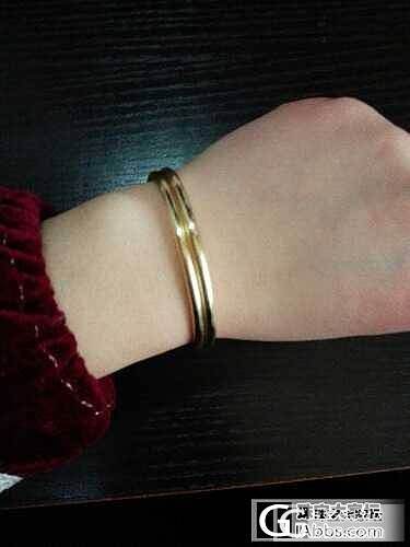 再来晒一镯_金