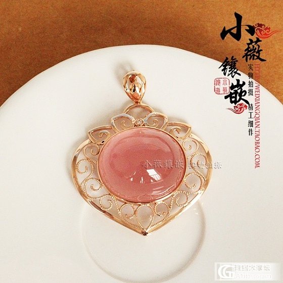 小薇镶嵌      花丝 是艺术性的制作_镶嵌珠宝