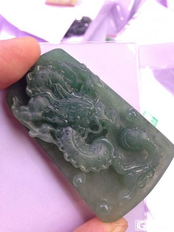 起胶，雪花棉，磨砂工龙牌。大家能看到多少钱？_牌子翡翠
