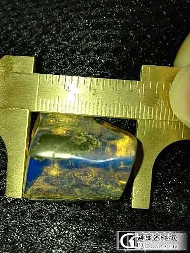 发一块多米尼加蓝豆腐给大家看_原石琥珀