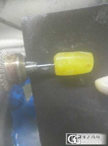 一个桶珠的自白——制作过程_打磨蜜蜡