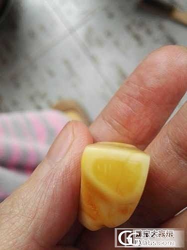 水煮蜜蜡？非水煮？现在连流淌纹都有_蜜蜡原石