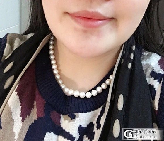 春节亲妈亲婆款珍珠项链团购！8-9mm正圆强光微微瑕，10-11mm强光近无暇四..._珠宝