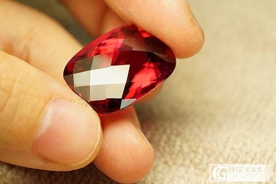 红宝碧玺rubellite 27.25克拉 极品品质 稀有货_博物馆