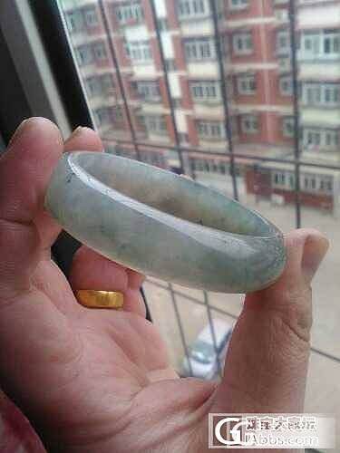 今天到手的镯子_手镯翡翠