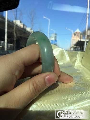 哈，收了一个镯子_手镯翡翠