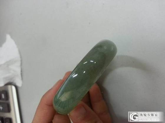 翡翠镯子，大家给掌掌眼，估个价_手镯翡翠