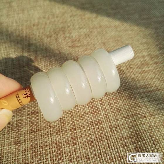 新出的  100个青海白玉戒指    内径18—19 mm_玉石