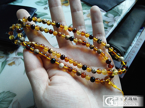 晚餐，清新抚顺小多宝_串珠琥珀