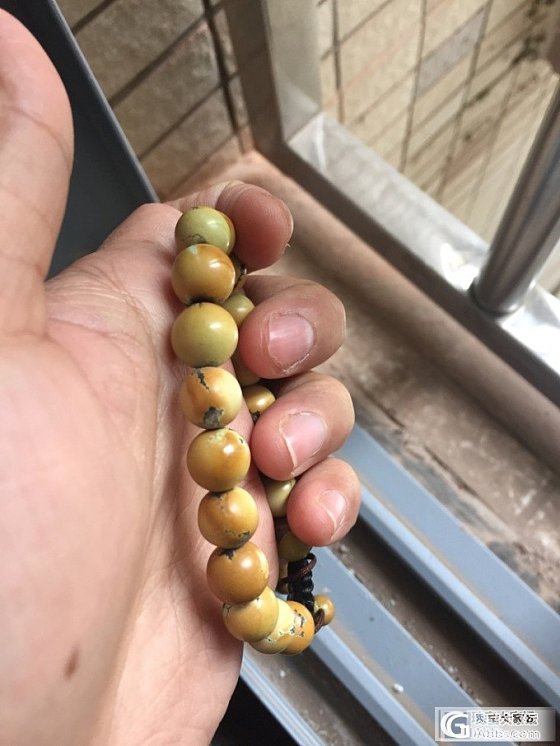精品菜籽黄松石手链一条！不是精品不要来看！_玉石