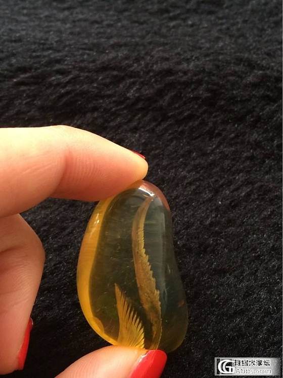 金兰爆花随型 大家看看喜欢吗_琥珀