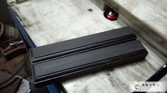 试做紫光檀小镇纸，还自已改制的倒角机_镇纸木