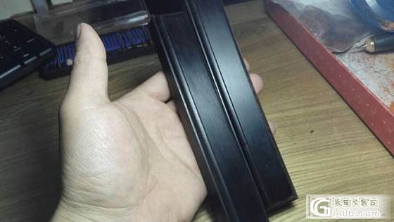 试做紫光檀小镇纸，还自已改制的倒角机_镇纸木