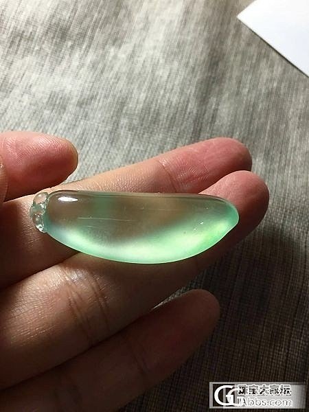 女王节的礼物~一只玻璃瓜_翡翠