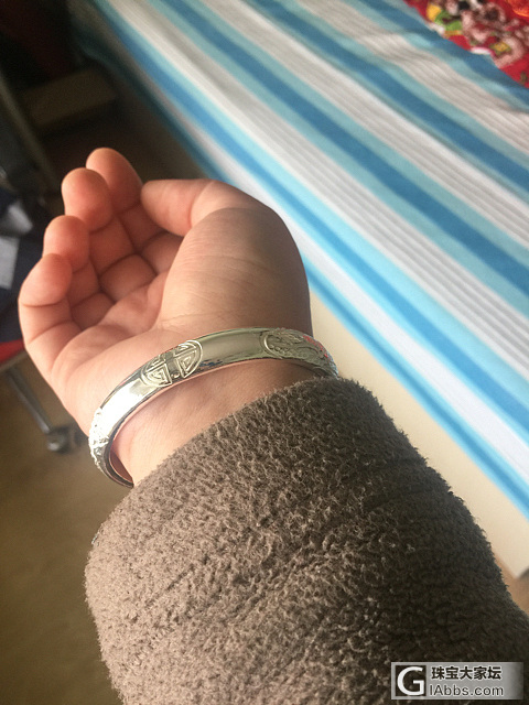扶摇上手取不下来啦nozhuonodie_手镯银
