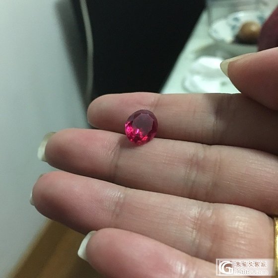 求大神帮我鉴定一下这颗红宝大概值多少米_刻面宝石红宝石