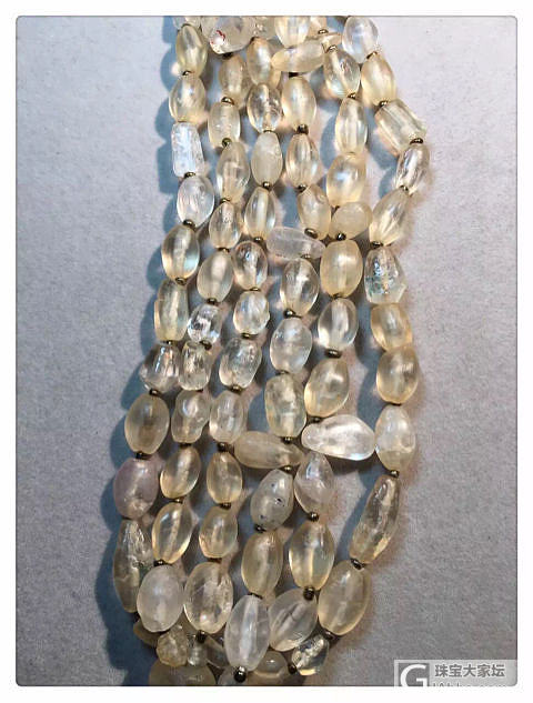 高古水晶搭配宝石项链_水晶