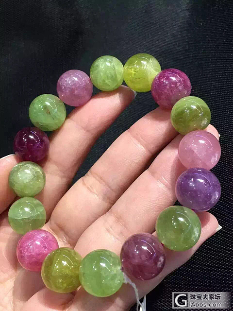 好美的糖果_珠串碧玺