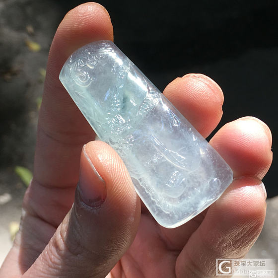 自己有块山水牌大家看看_翡翠