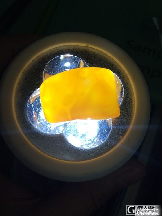 昨晚打磨了一块0，0不知道还需不需要再打磨到花纹出来_打磨原石蜜蜡