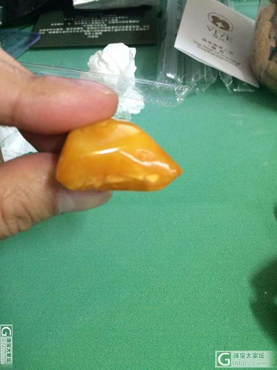 自己磨好的～在外面晒晒,第二块打磨好了_蜜蜡打磨琥珀