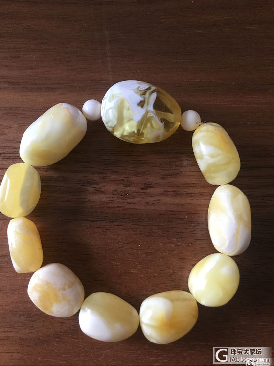 一串可爱的糖豆豆_珠串蜜蜡