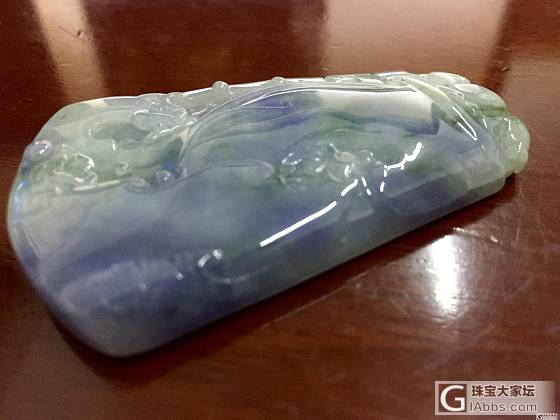 翡翠春帶彩鑑定_翡翠