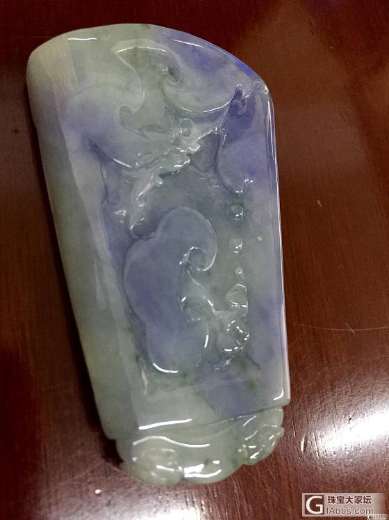 翡翠春帶彩鑑定_翡翠