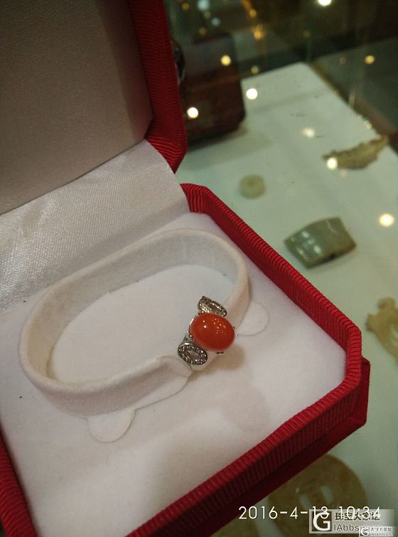 银嵌南红玛瑙戒指_南红戒指