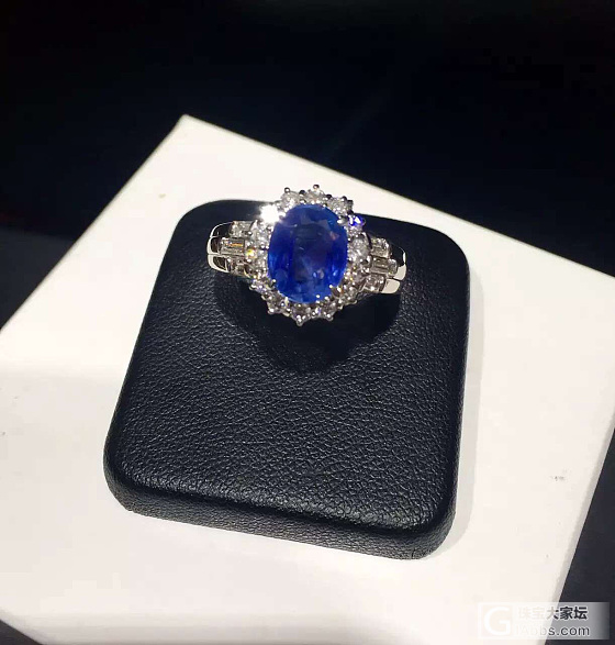 问下坛友这个属于克什米尔蓝吗 ？_蓝宝石