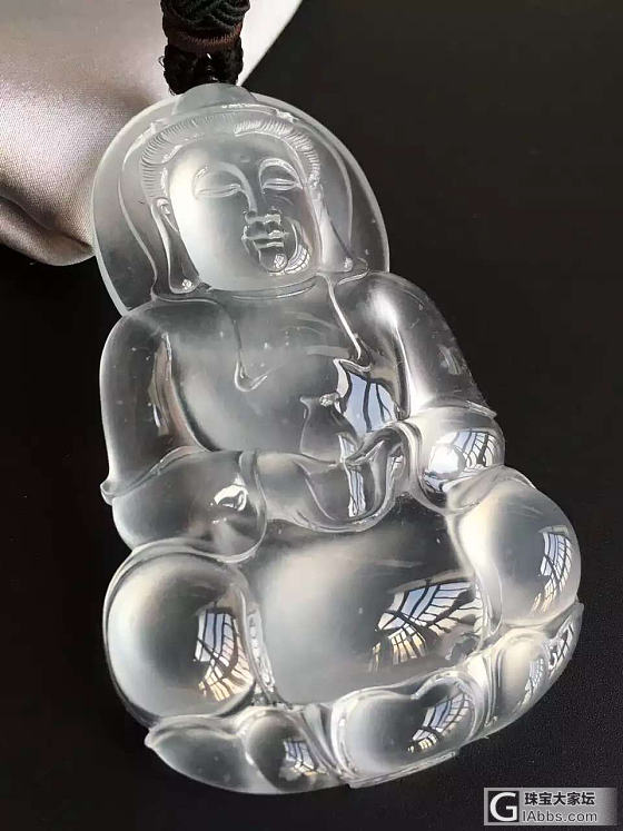 玻璃种的大观音_翡翠