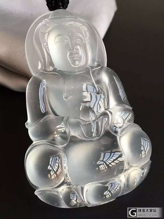玻璃种的大观音_翡翠