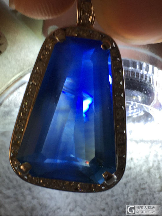 grs最新证书 大颗粒也蓝宝石不给产地，大家看是什么意思_蓝宝石机构证书